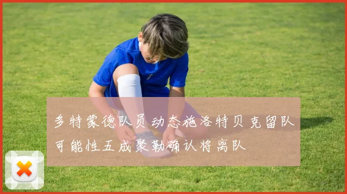 多特蒙德队员动态施洛特贝克留队可能性五成聚勒确认将离队